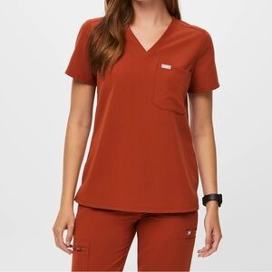 Figs Auburn Catarina Scrub Top
